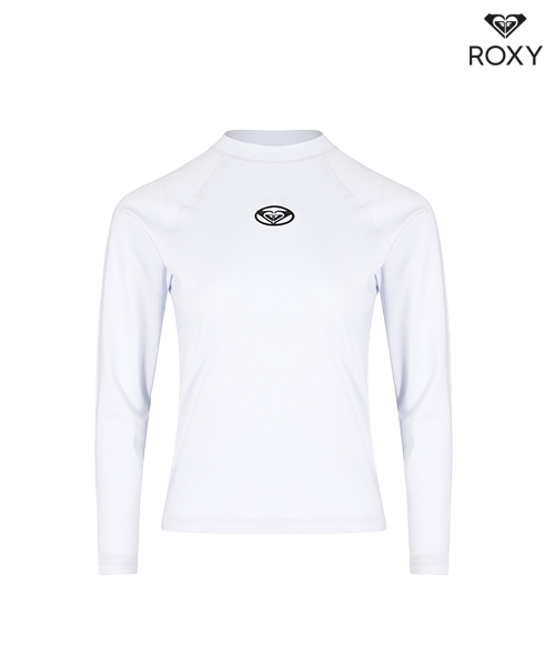 [록시] 슬림핏 긴팔 래쉬가드 WHT 85